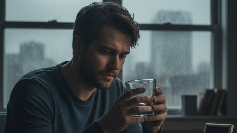 Obraz pokazujący osobę martwiącą się